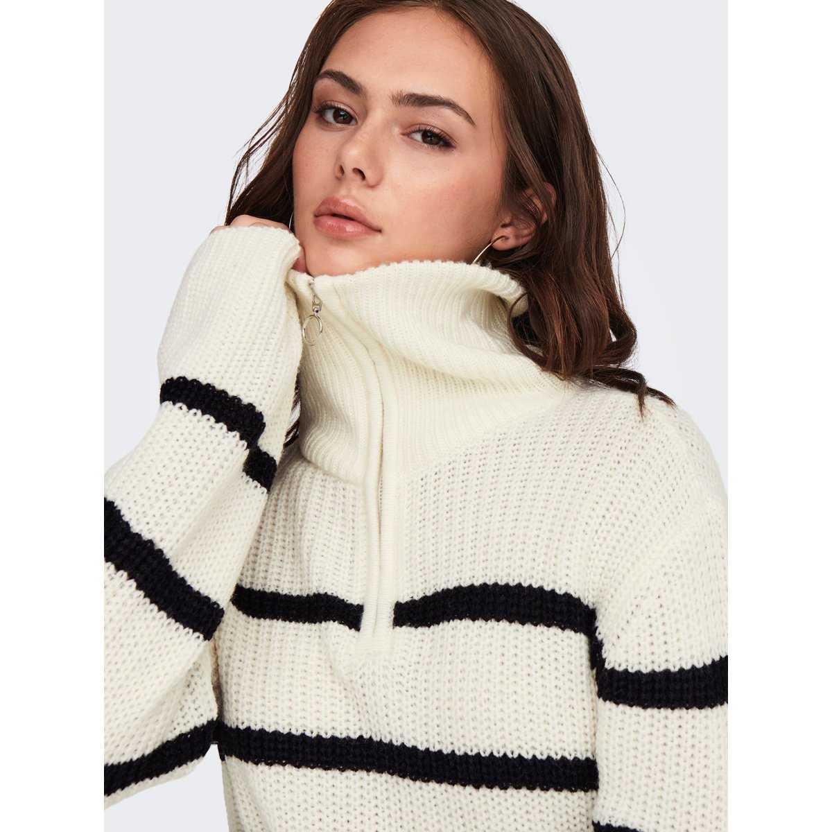 Pull En Maille eggnog, JDY