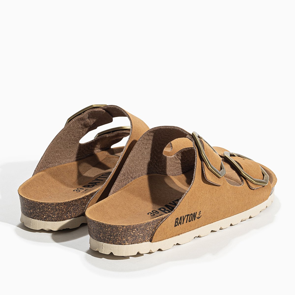 Sandales Vegan ATLAS camel, BAYTON