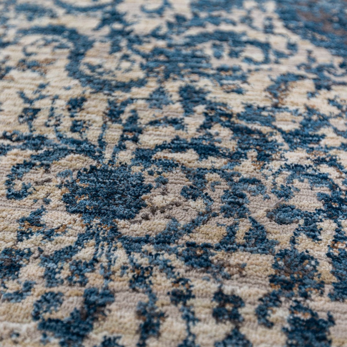 Tapis vintage de couloir CORDELIA bleu, FLAIR RUGS