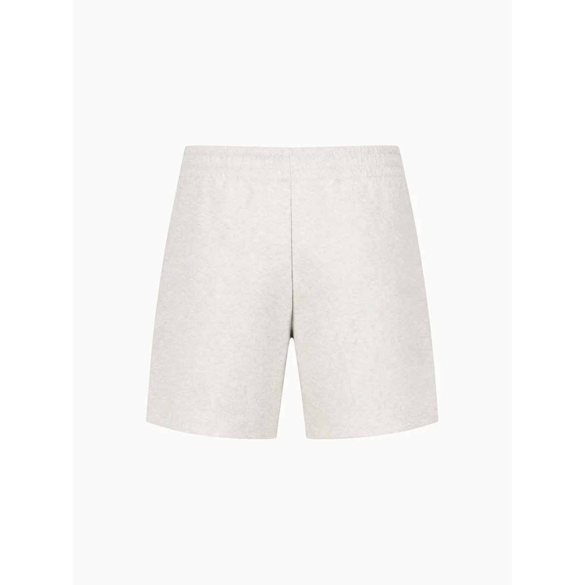 Short en molleton léger avec bandes côtés rayées Heritage beige chiné clair, LE COQ SPORTIF
