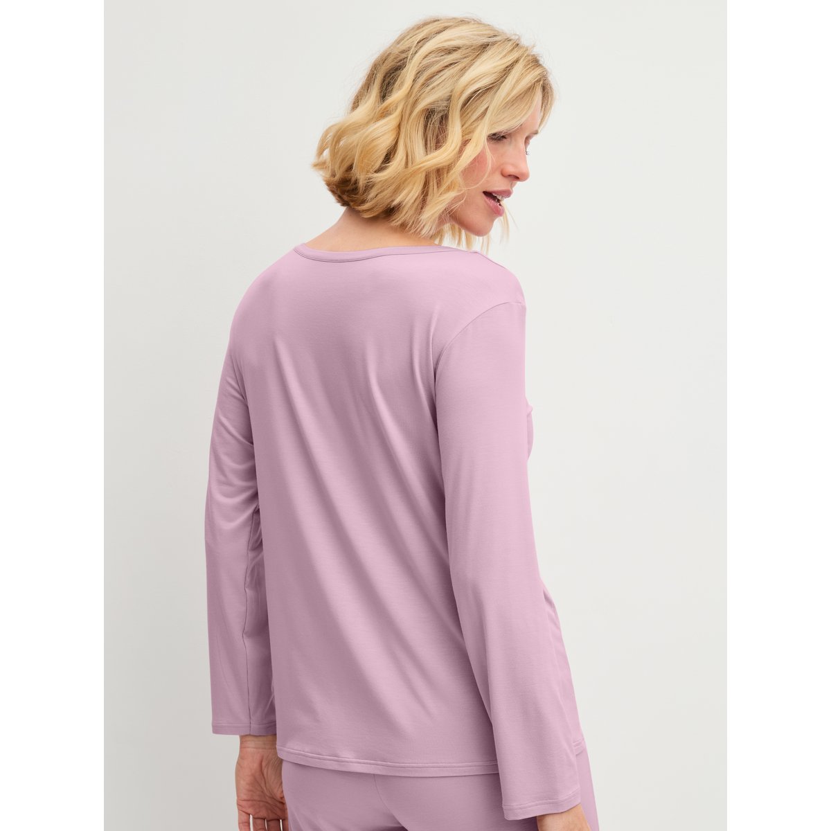 T-shirt à manches longues manches longues Modal DEEPSLEEPWEAR BALANCING dawn pink, CALIDA