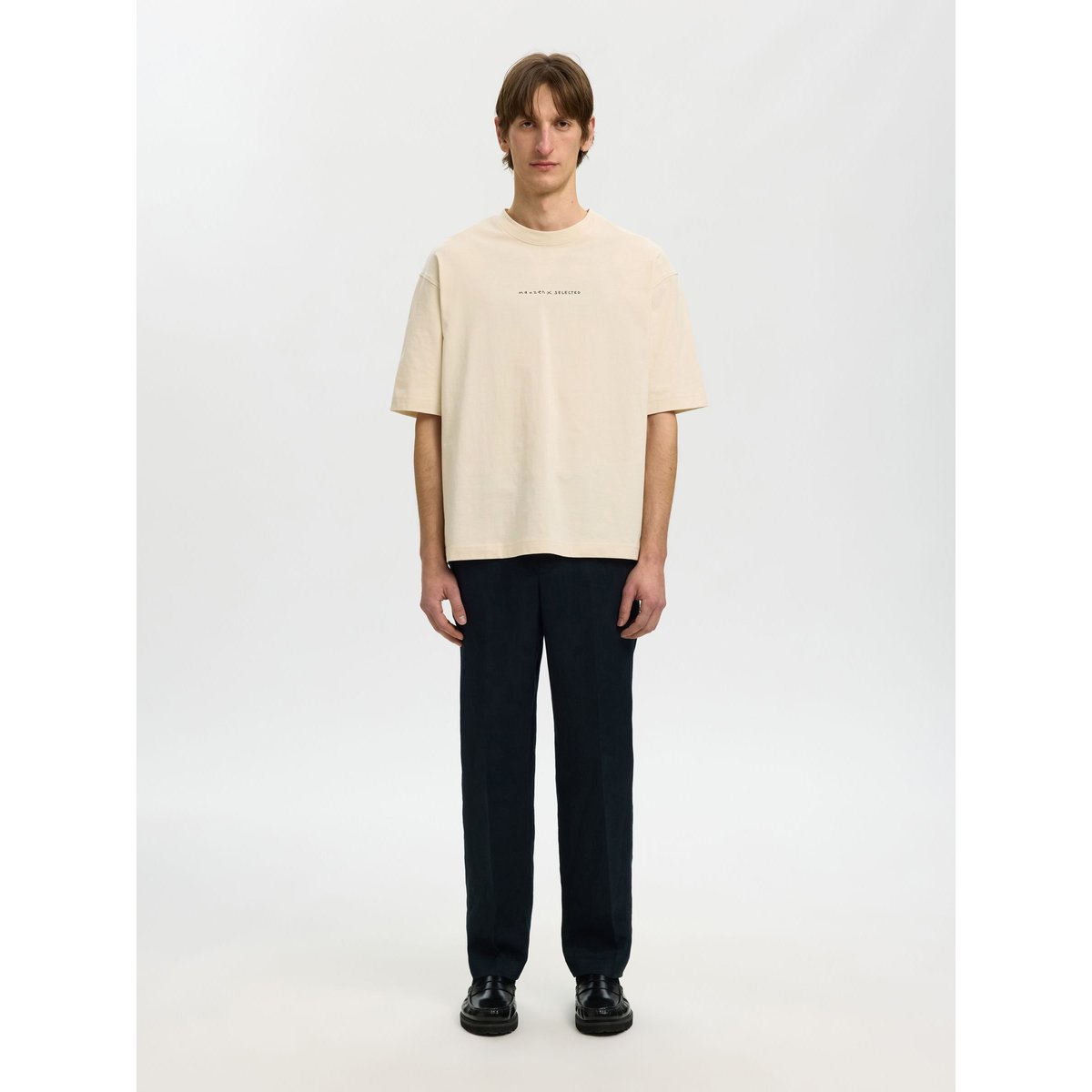 T-Shirt birch, SELECTED
