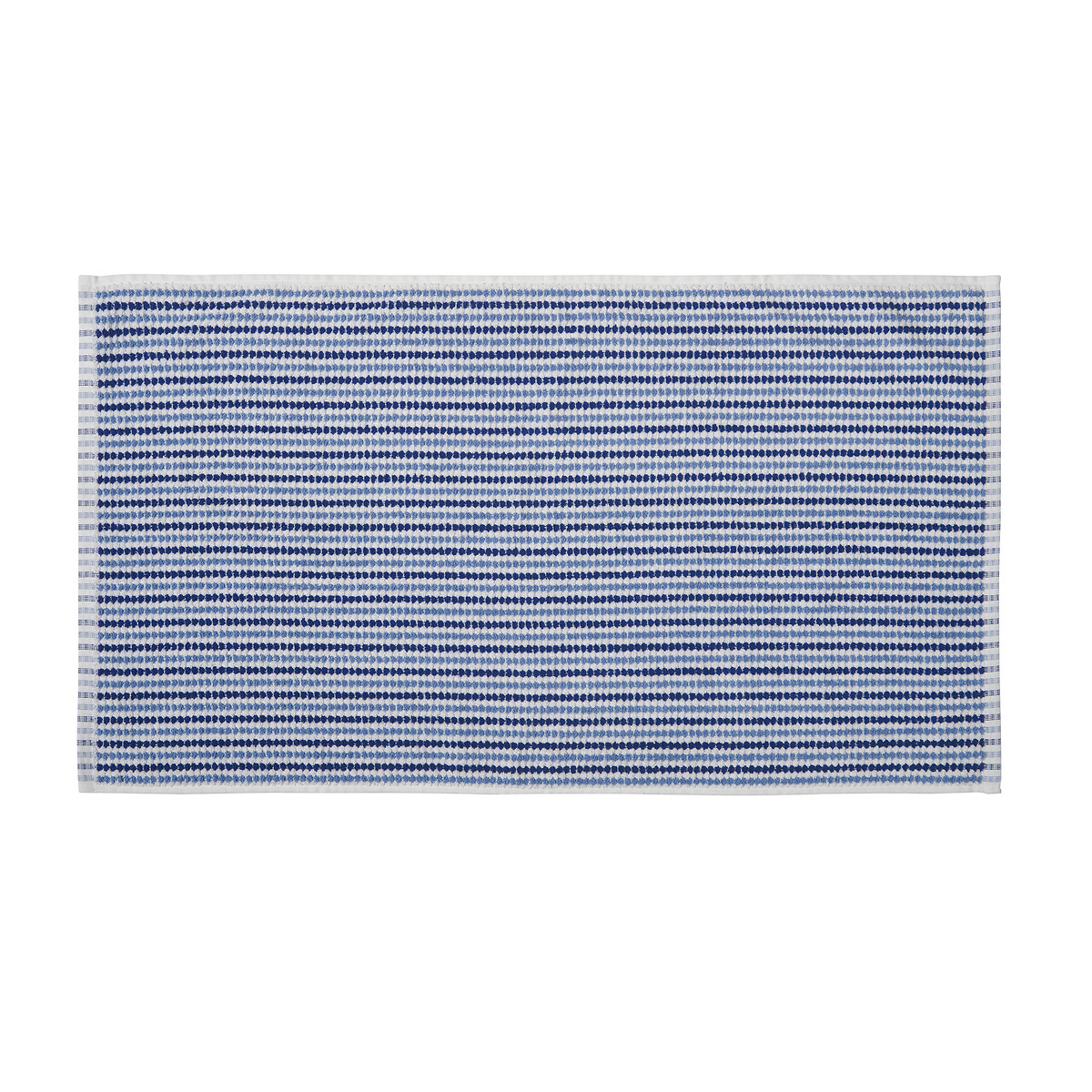 Rice Weave Stripe Bath Towel blue, CATHERINE LANSFIELD