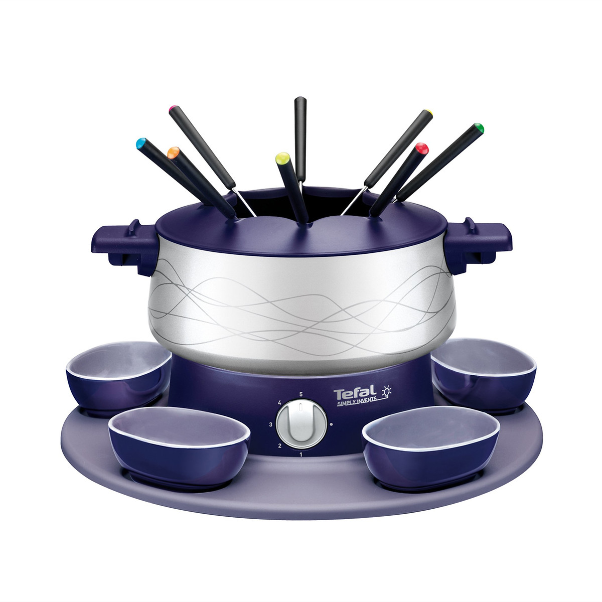Fondue Simply Invents EF351412 bleu indigo, TEFAL