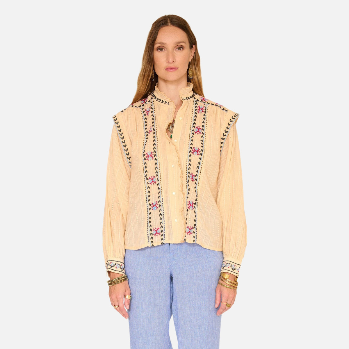 Blouse CLEA naturel, MKT STUDIO