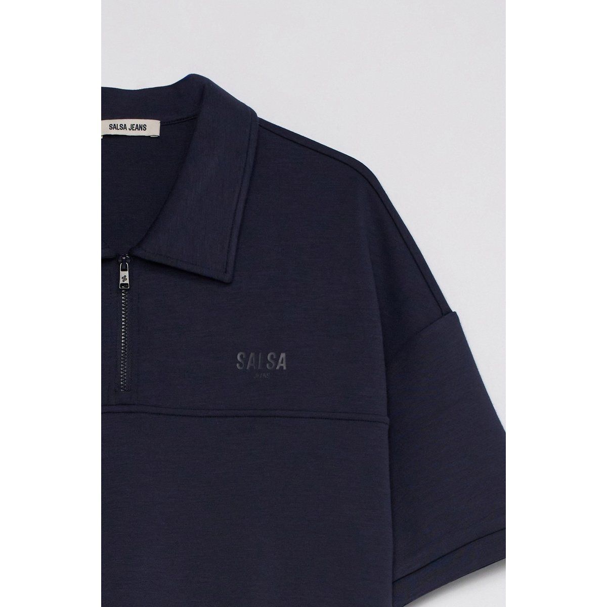 POLO À EFFET BOUFFANT blanc, SALSA JEANS