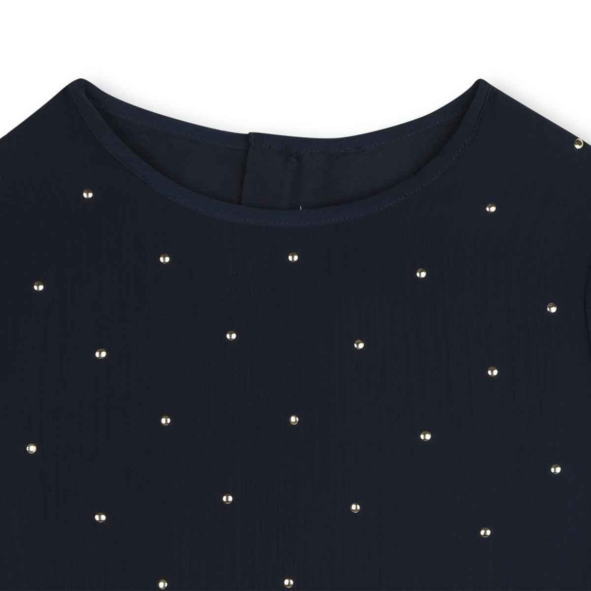 Blouse à manches courtes bleu cargo, MICHAEL KORS