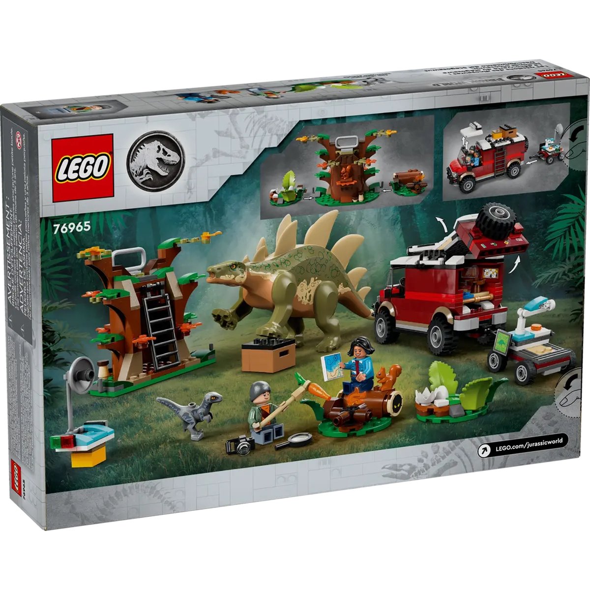 Jurassic World Missions dinosaures : la découverte du stégosaure multicolore, LEGO