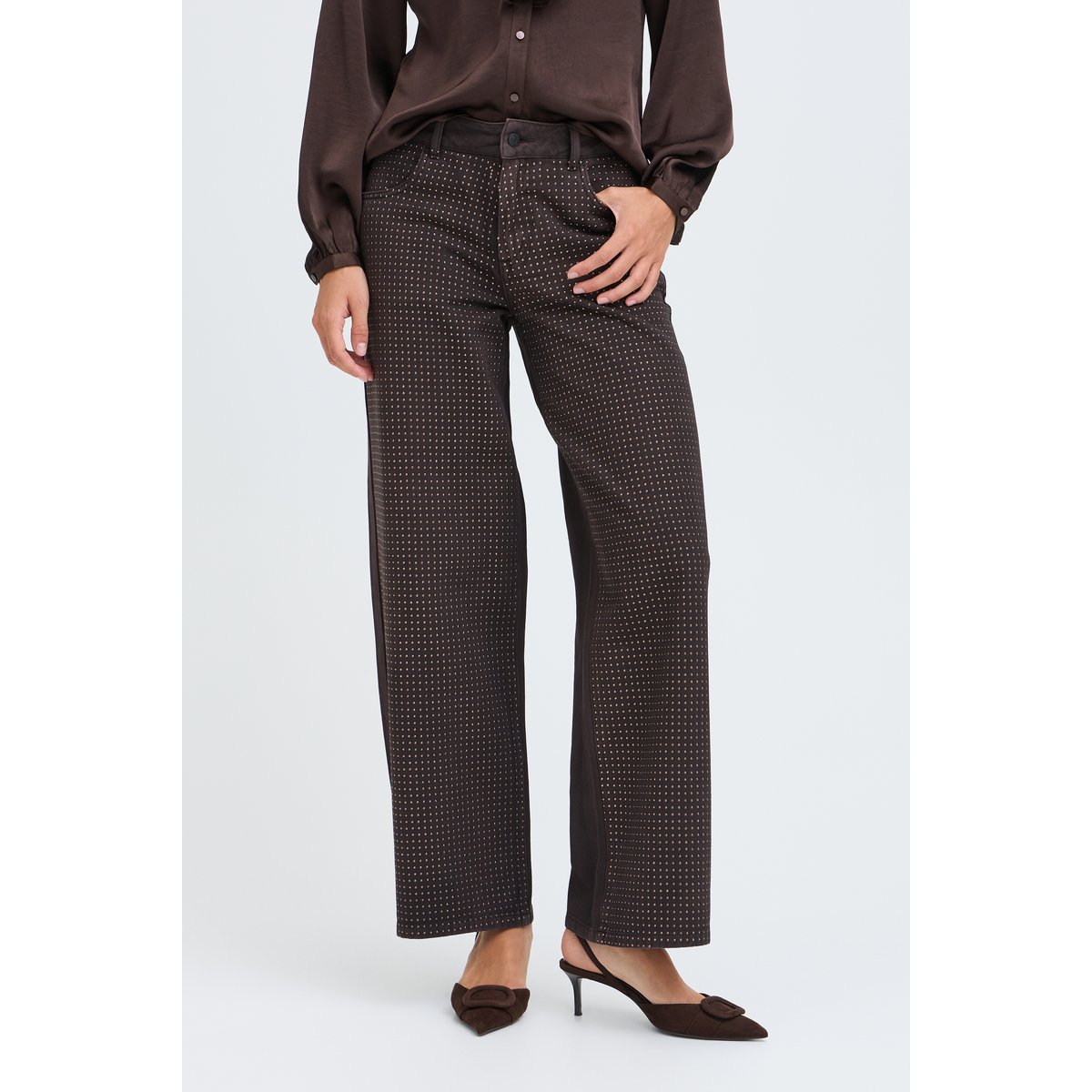 Jeans marron java, B.YOUNG