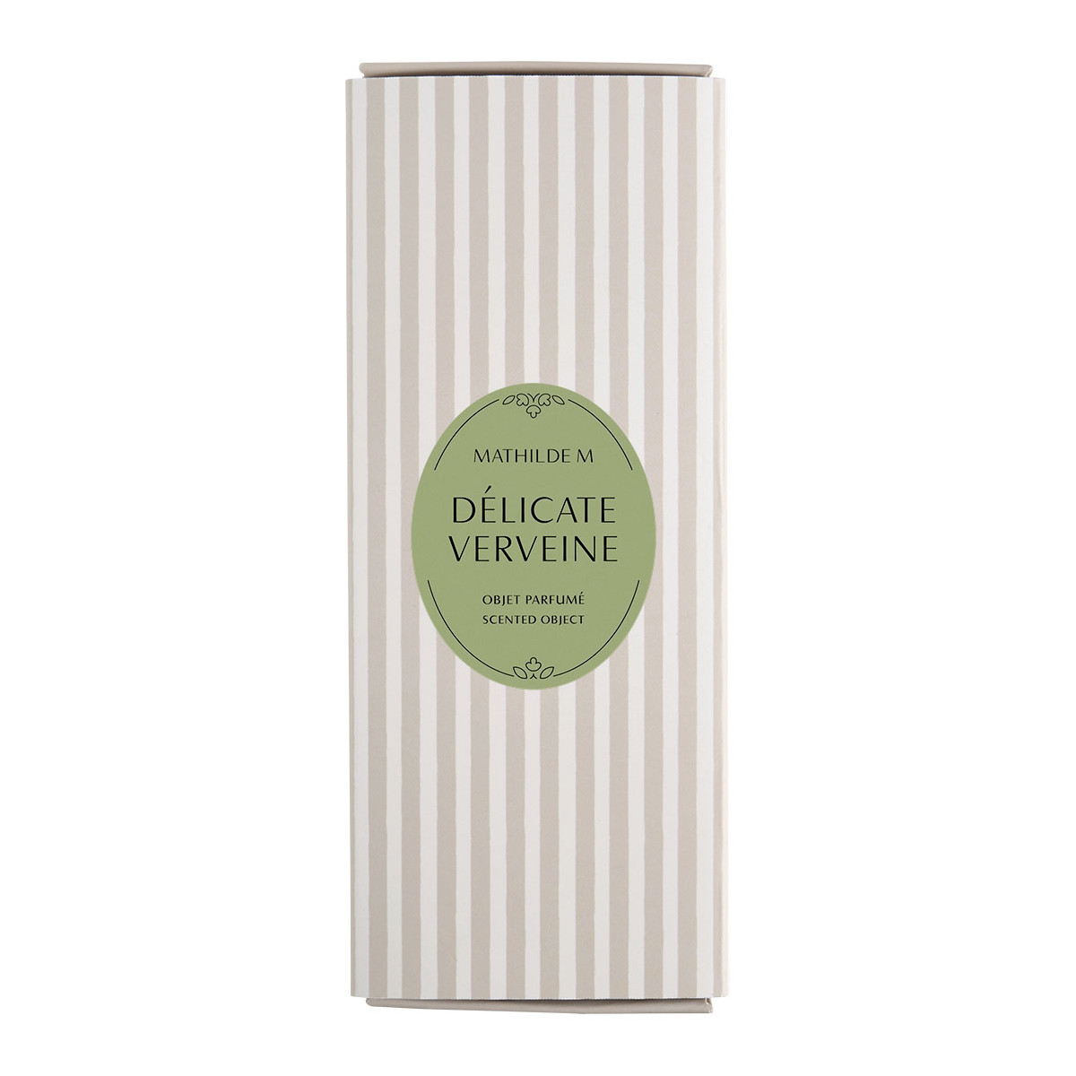 Coffret de 3 décors fondants en cire parfumée blanc, MATHILDE M