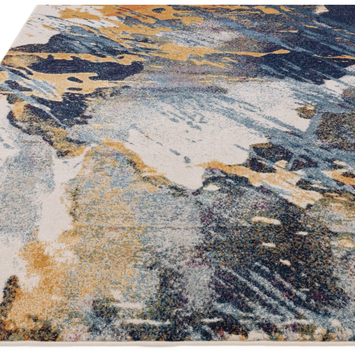 Tapis tissé plat moderne AURAL multicolore, NOVATREND