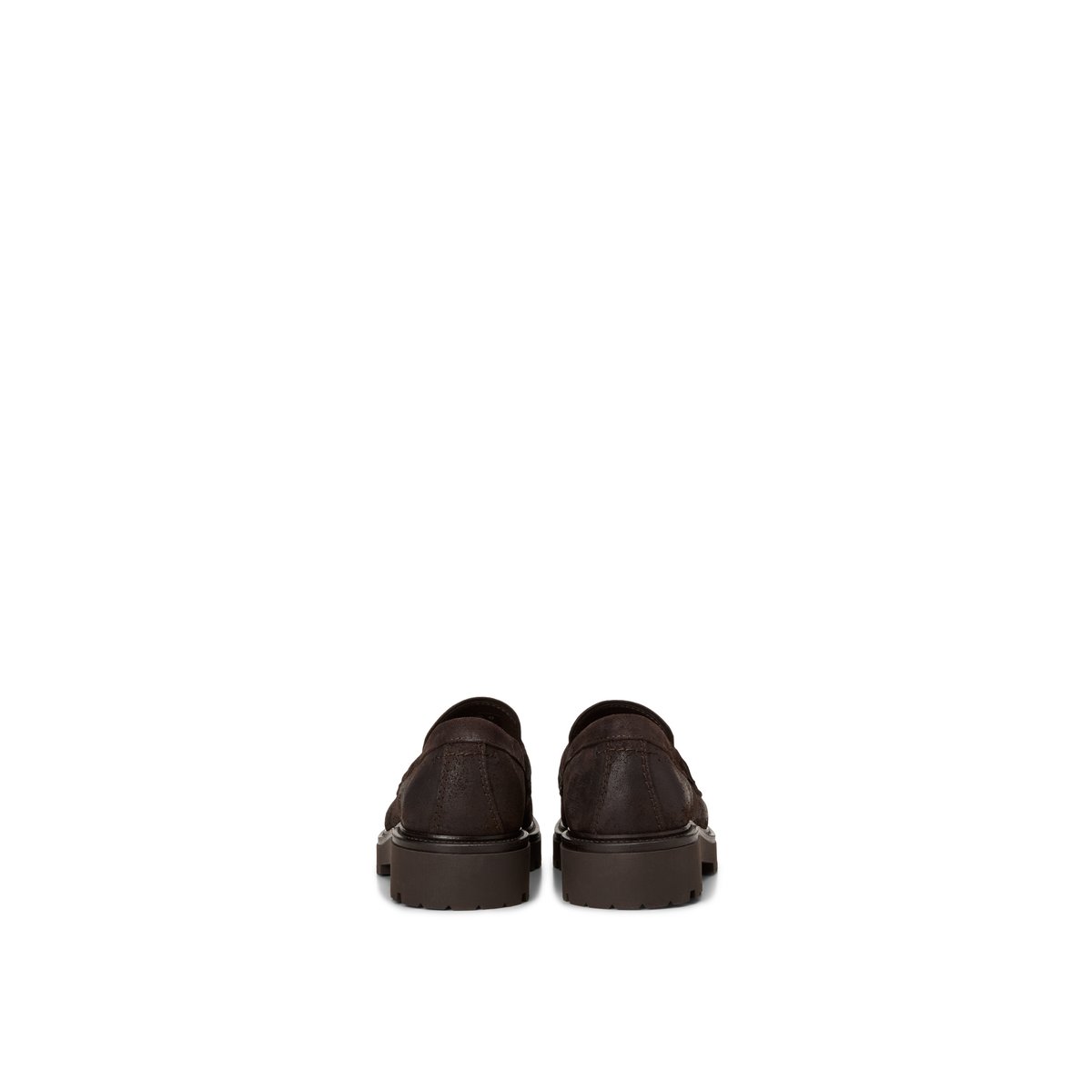 Mocassins modèle Phil en cuir velours ciré marron foncé, MARC O'POLO