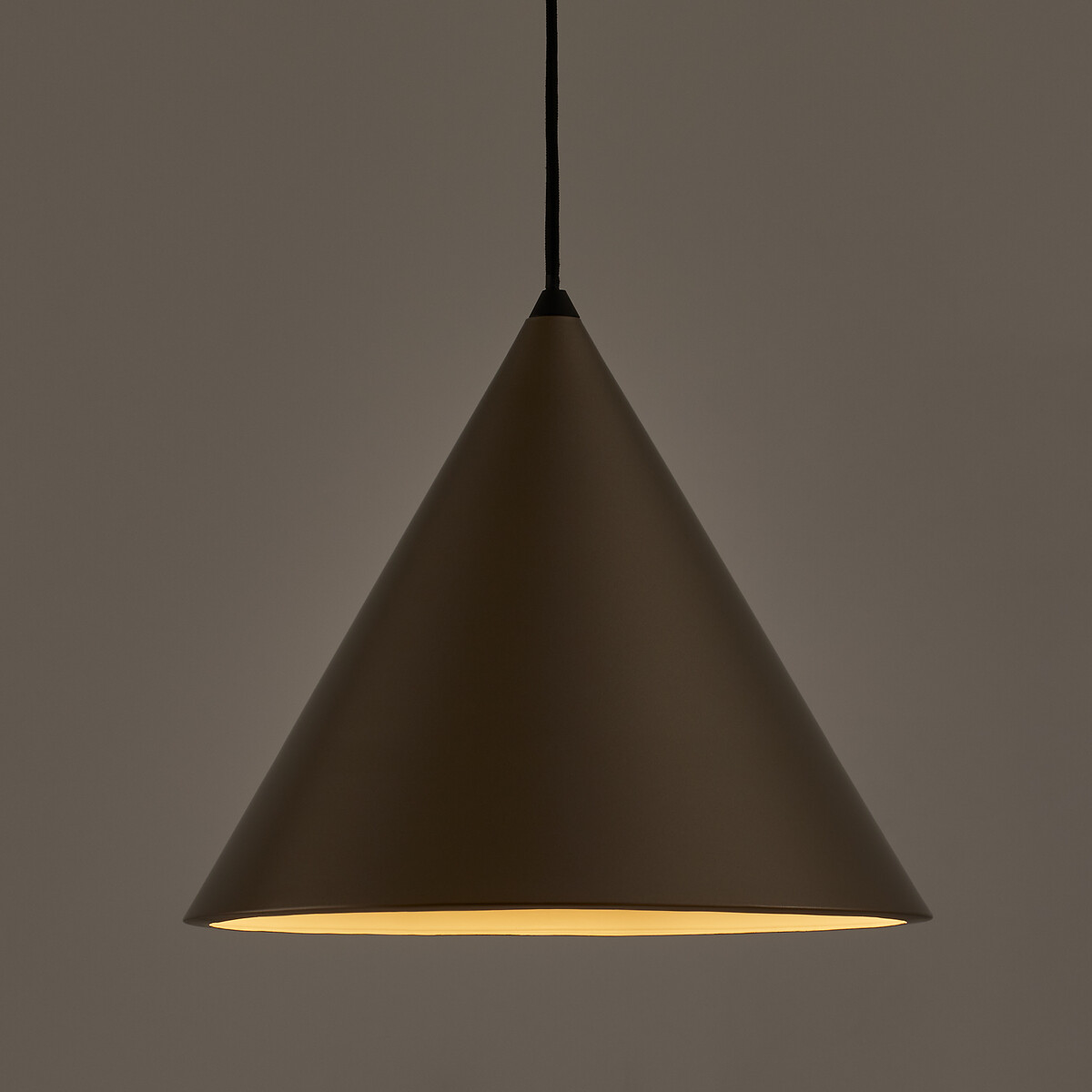Suspension cône diam 30 cm, Moke moka, AM.PM