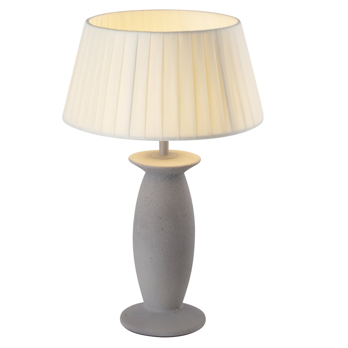 Lampe de table d'intérieur en marbre noir avec ampoule LED rechargeable blanc chaud dimmable PING BLACK MARBLE H32,5 cm gris, LUMISKY