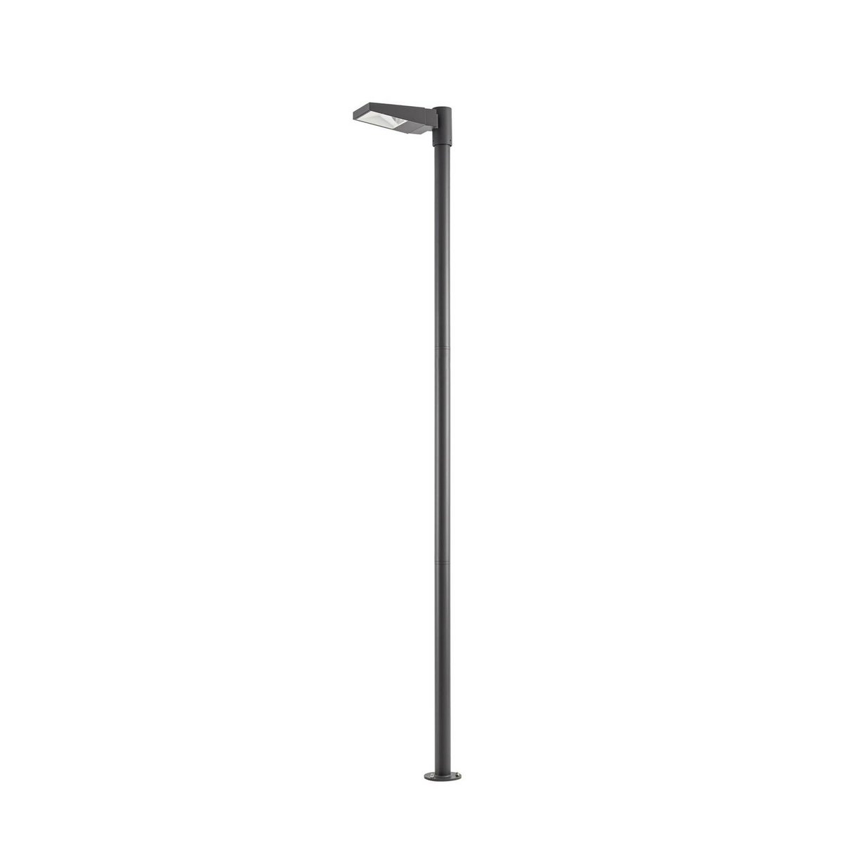 Lampadaire extérieur en métal moderneLED gris foncé, ARCCHIO