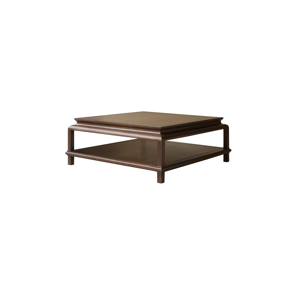 Table basse en Acacia massif, ACHILLE marron foncé, TIKAMOON