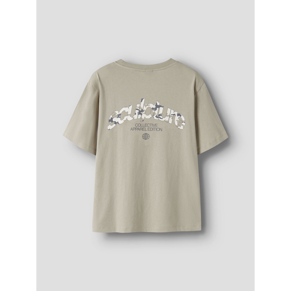 T-Shirt gris - abbey stone, NAME IT