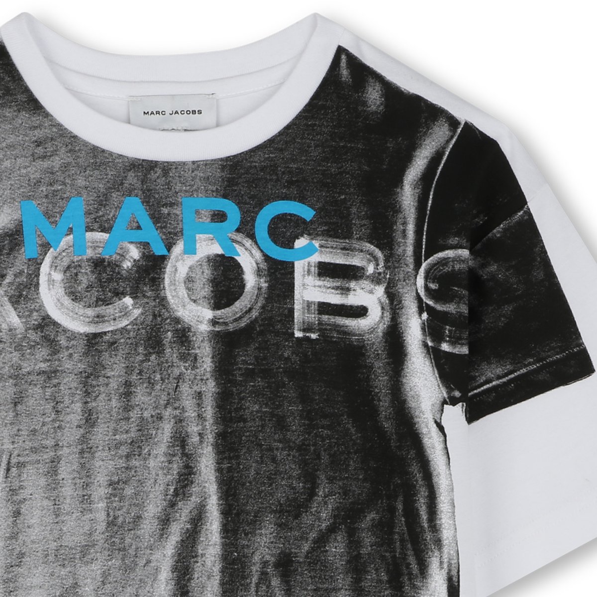 T-shirt con trompe-l'oeil blanc, MARC JACOBS