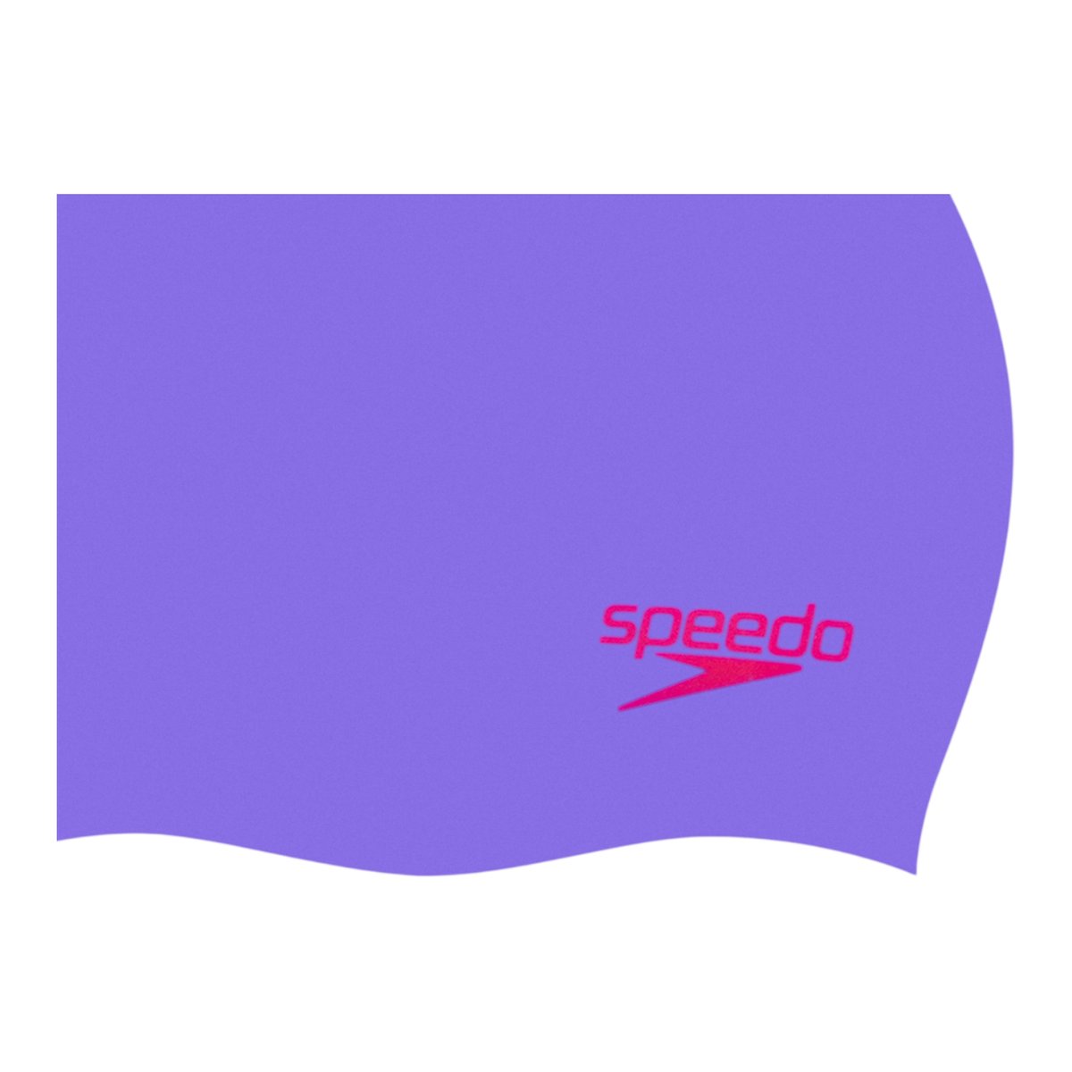 Bonnet de bain en silicone motif/style logo contrasté violet, SPEEDO