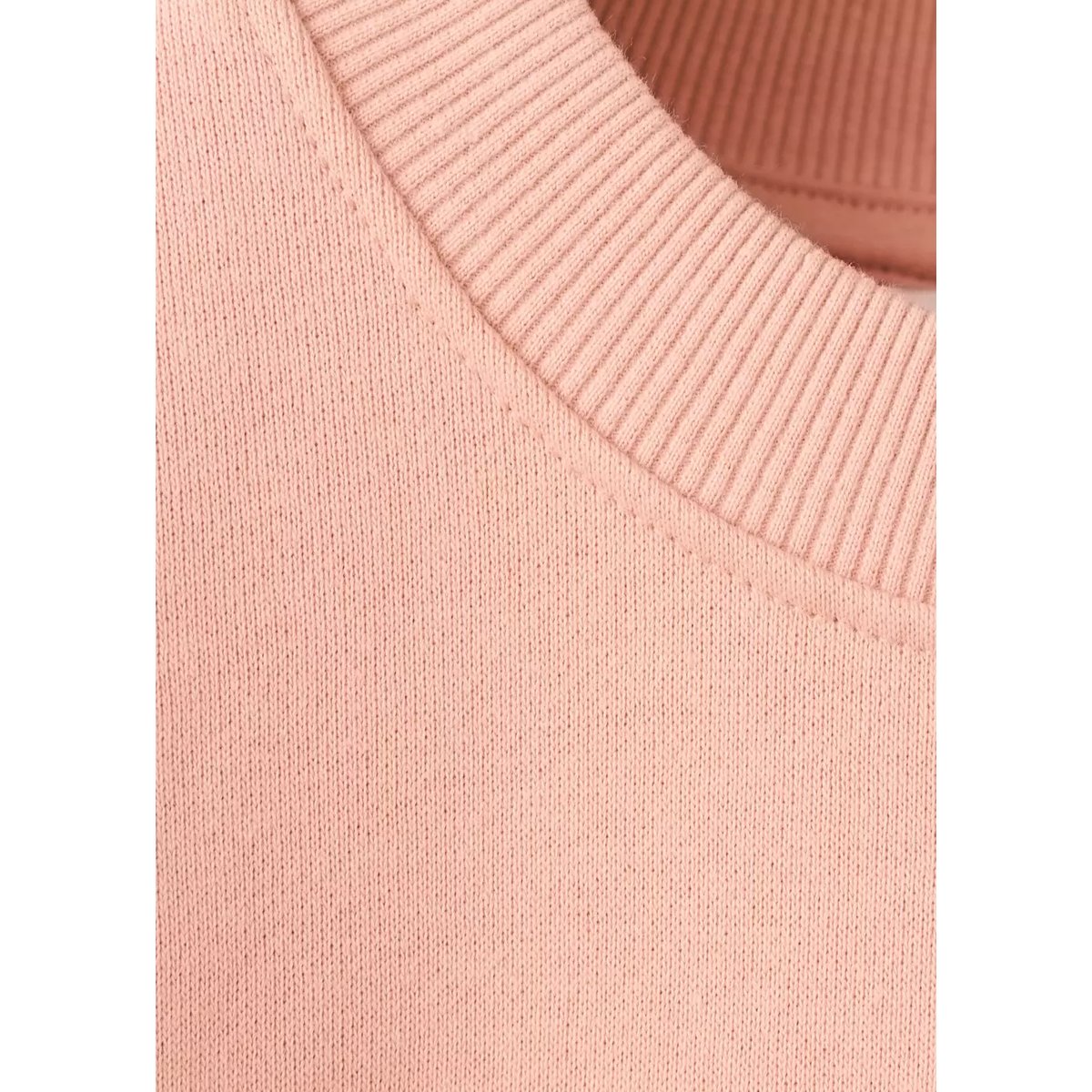Sweat coton inscription imprimée rose, MANGO KIDS
