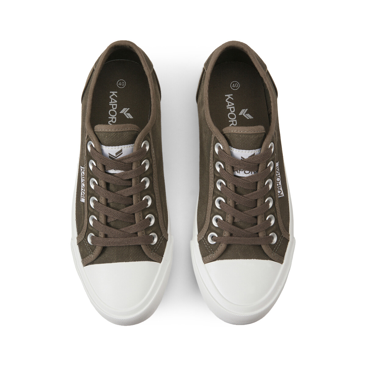 Baskets en toile Acana kaki, KAPORAL