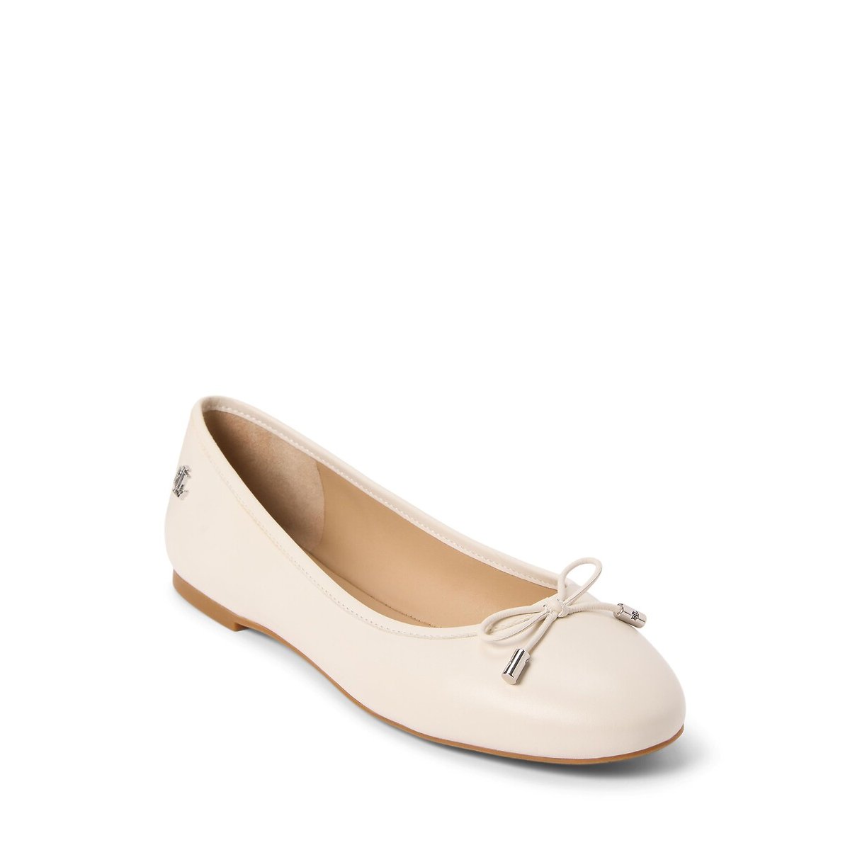 Ballerines plates Jayna blanc, LAUREN RALPH LAUREN