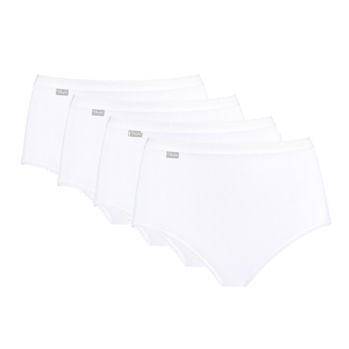 Confezione Da 4 Culotte Vita Media In Cotone Abbigliamento E Accessori Biancheria Intima Calze Intimo La Redoute