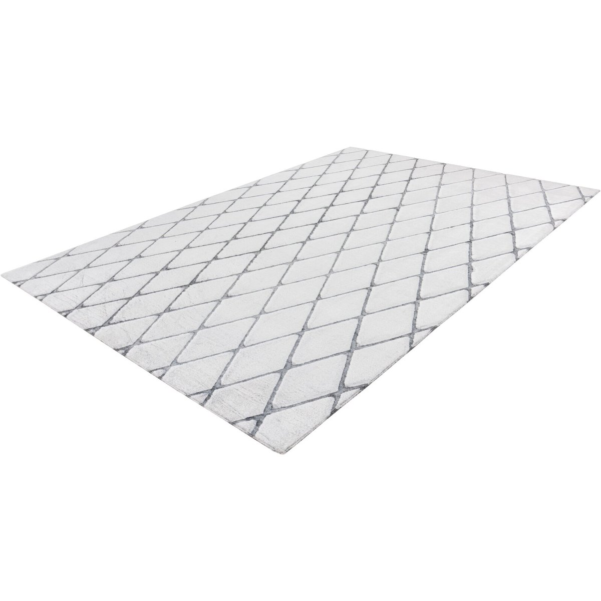Tapis rectangulaire, VIVICA blanc, anthracite, ARTE ESPINA