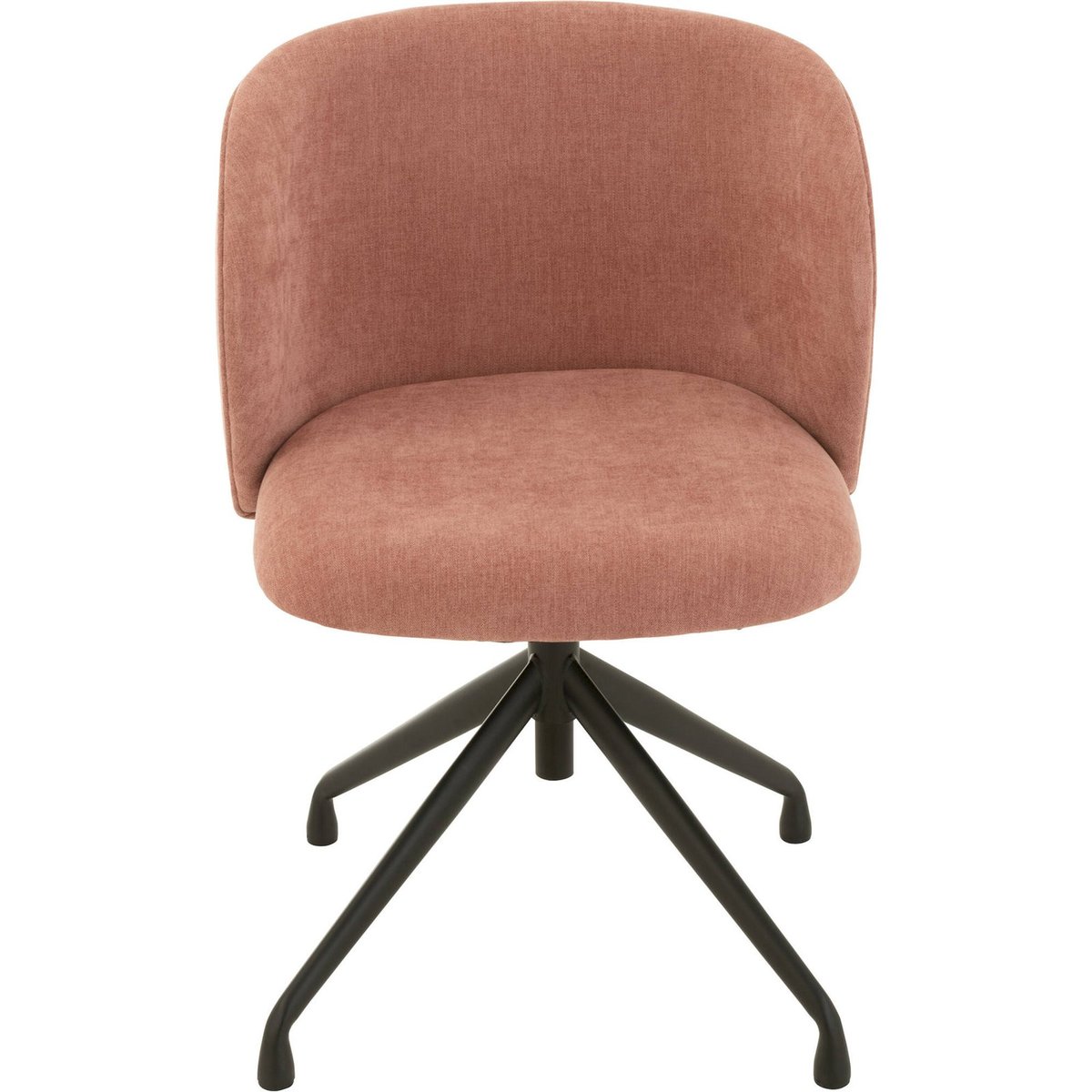Chaise design pivotante en bois rose clair doux, RECOLLECTION