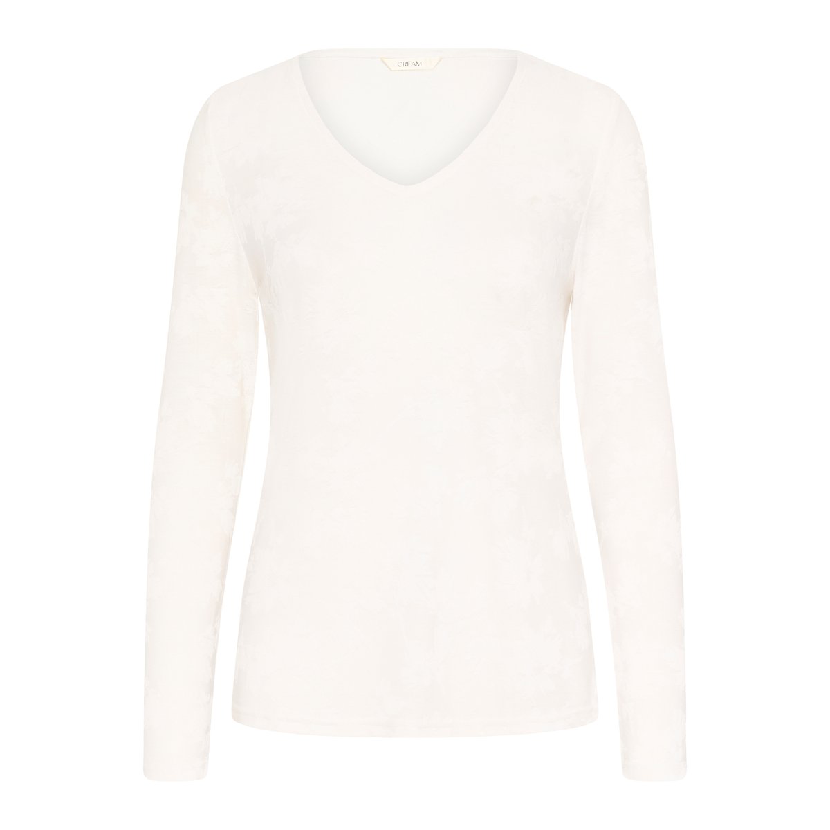 T-shirt à manches longues blanc snow white, CREAM