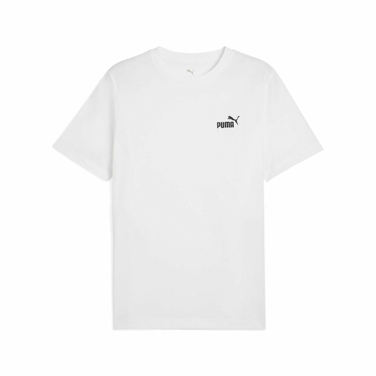 T-shirt manches courtes essentiel petit logo blanc, PUMA
