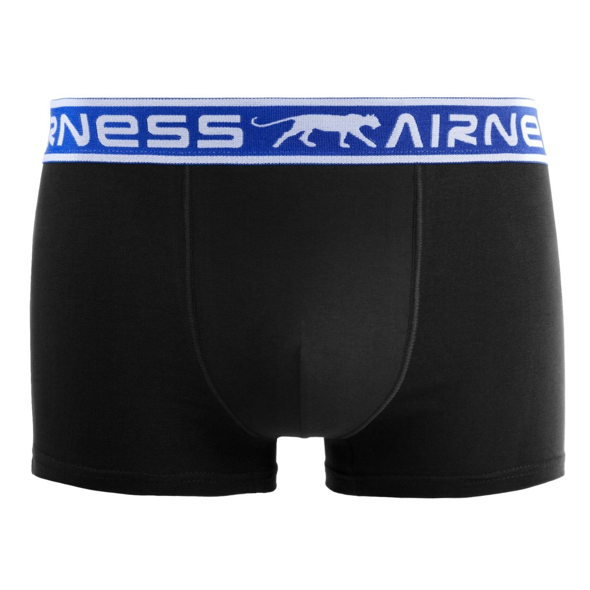 Lot De 5 Boxer Coton noir/bleu/rouge/gris, AIRNESS