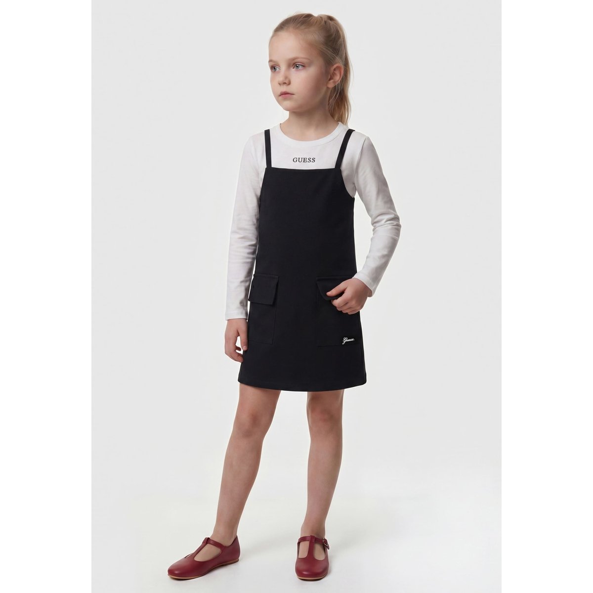 Ensemble T-Shirt Et Débardeur blanc, GUESS KIDS