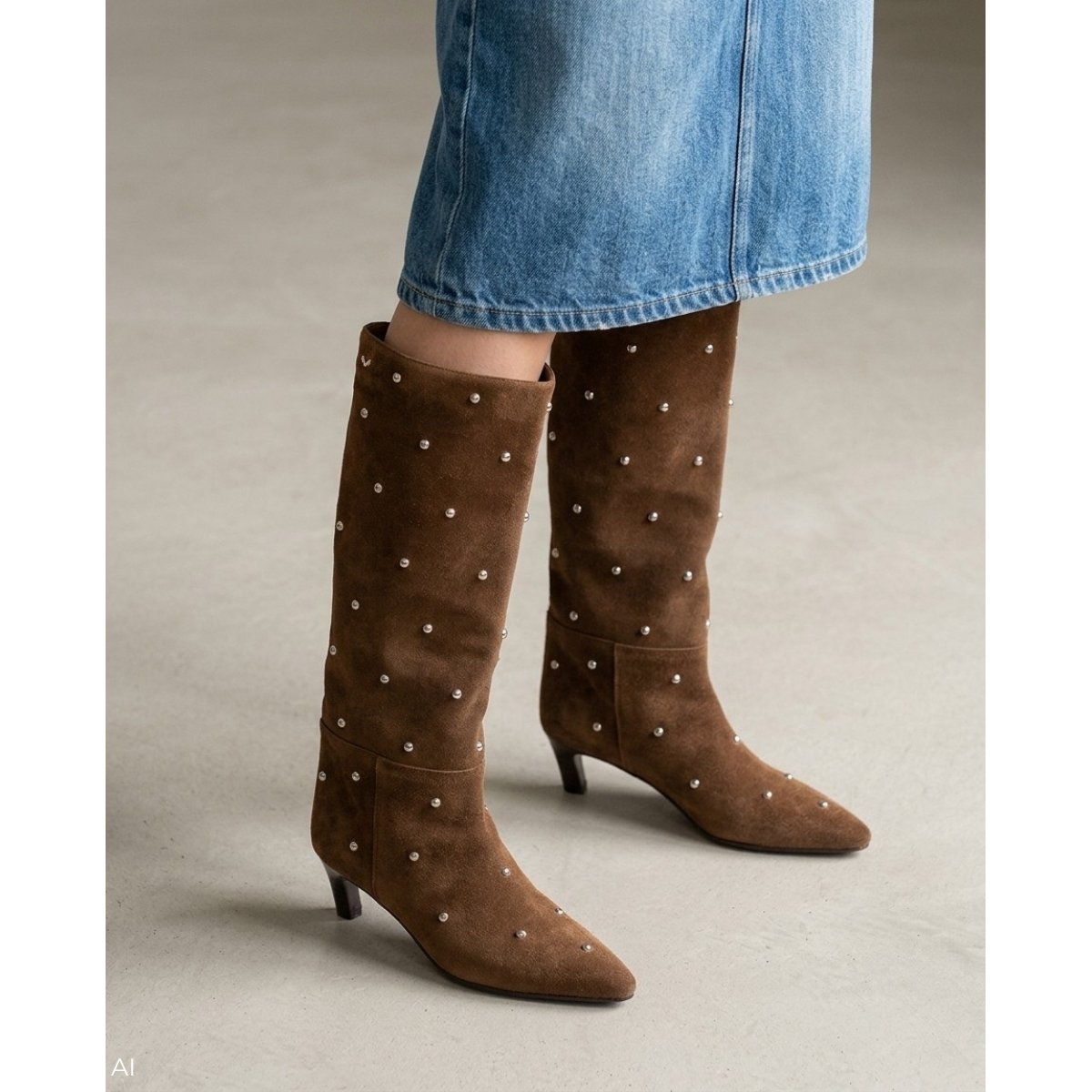 Bottes cuir Catarina tabaco, MARTINELLI