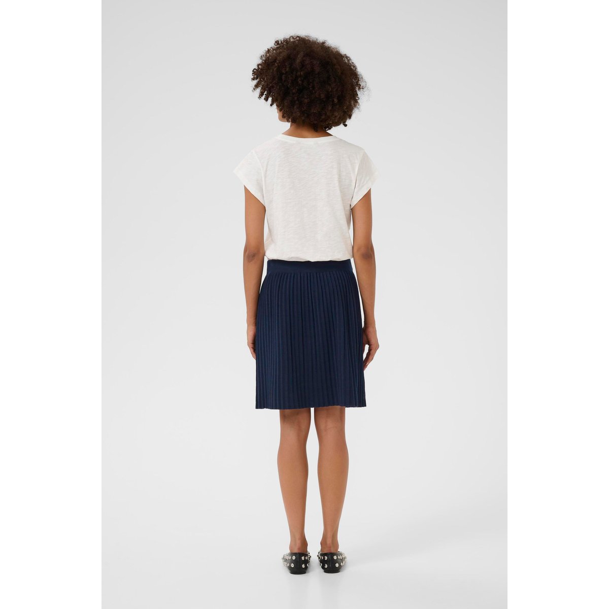 Jupe bleu  rayures salute, CULTURE