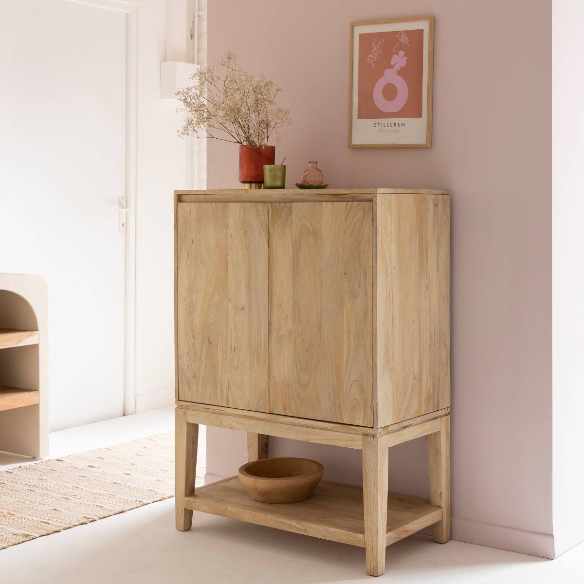 Buffet en bois de manguier ODE bois clair, MADE IN MEUBLES 