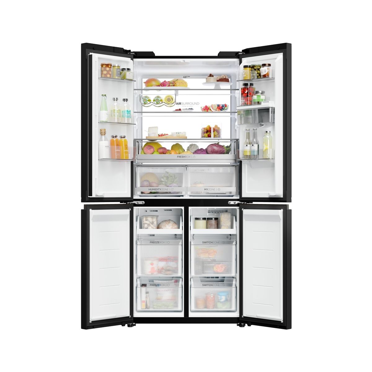 Réfrigérateur multi portes HCKR7819DWGB couleur unique, HAIER