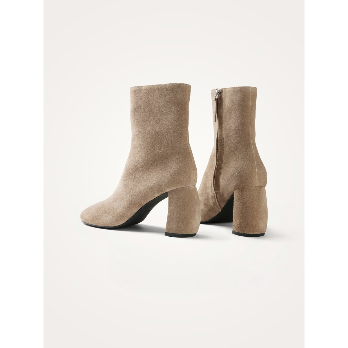 Bottines à talon demi lune LUNA High taupe, VANESSA WU