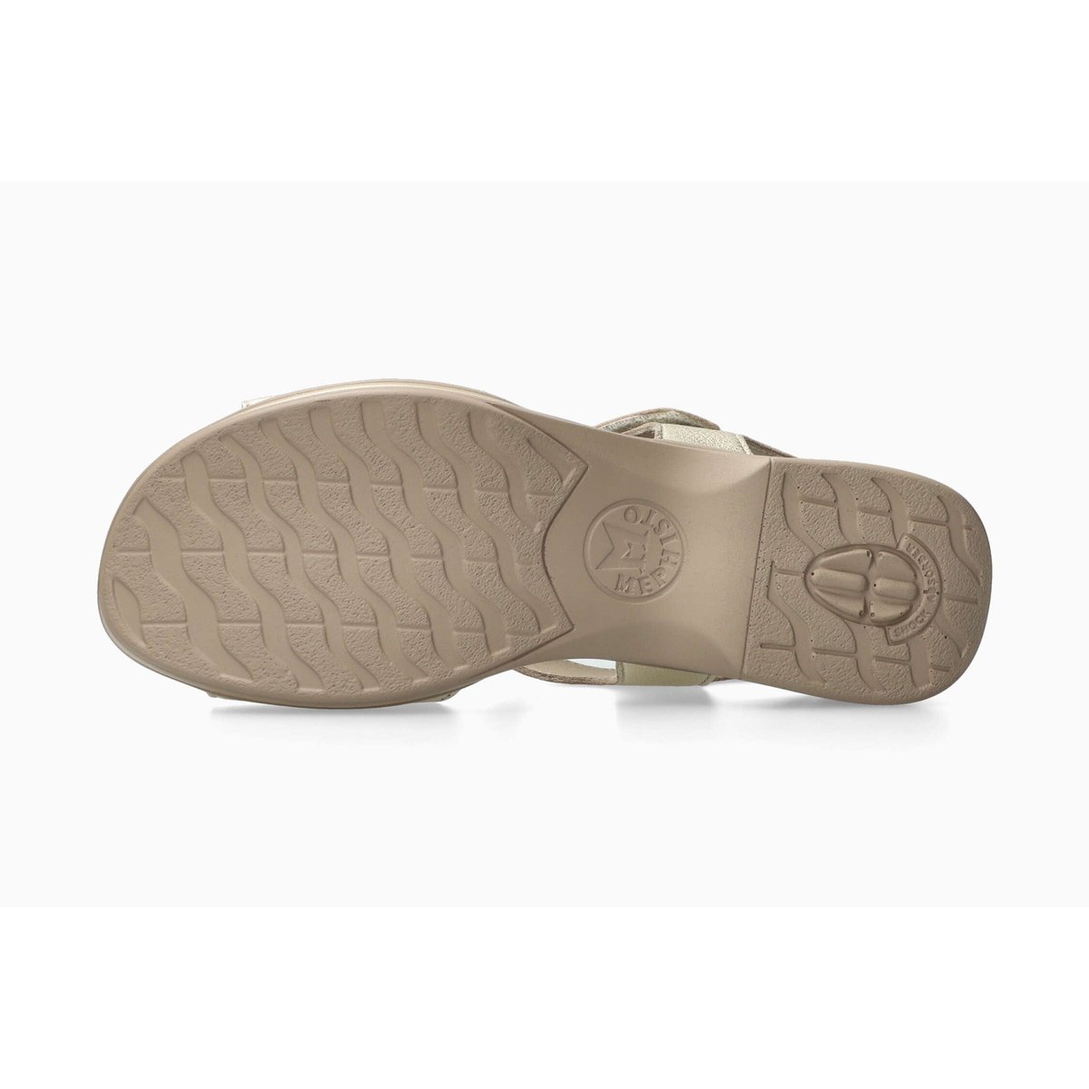 Sandales en cuir FLORALINE jaune gold 5149, MEPHISTO