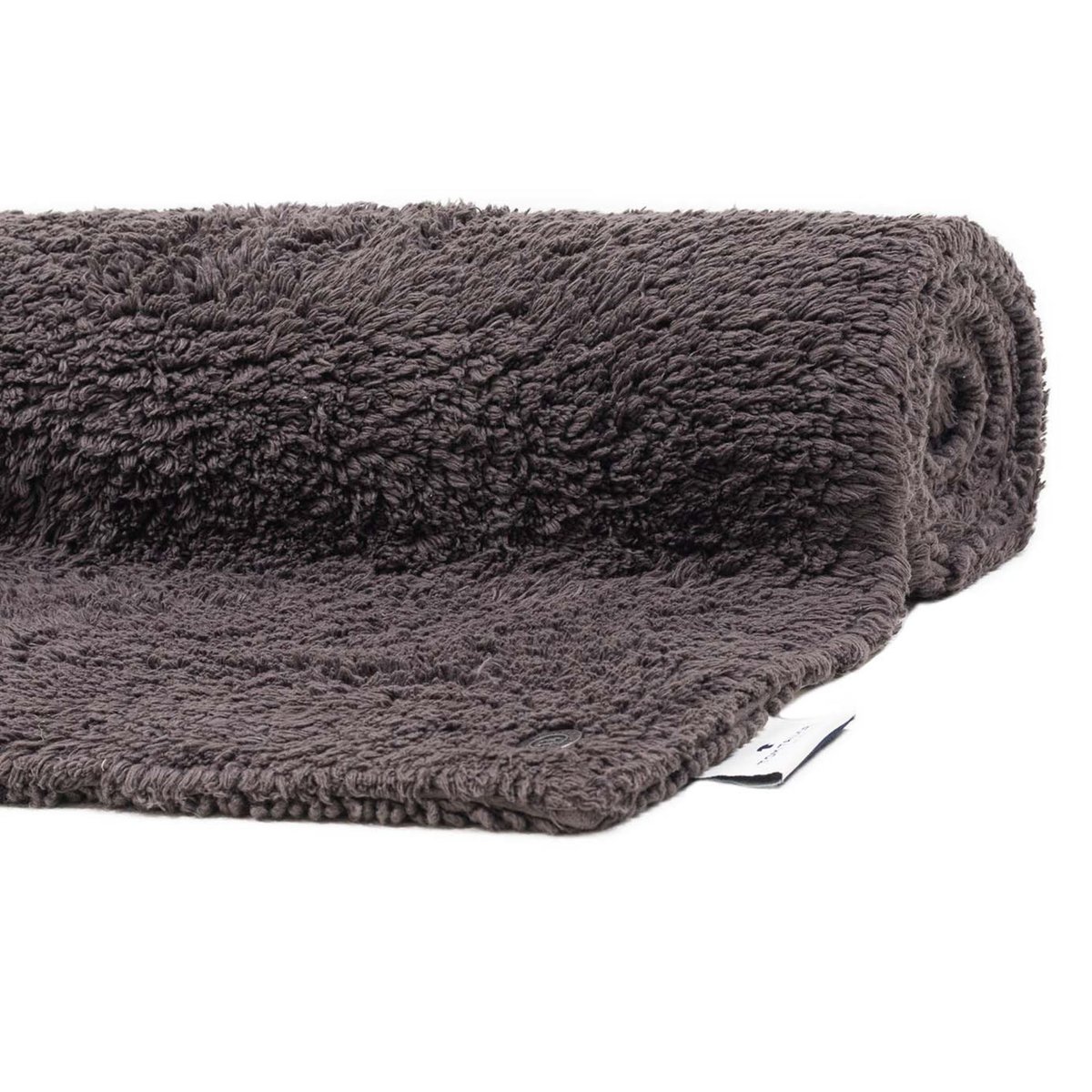 Tapis de bain lavable doux - COTTON DOUBLE anthracite, TOM TAILOR
