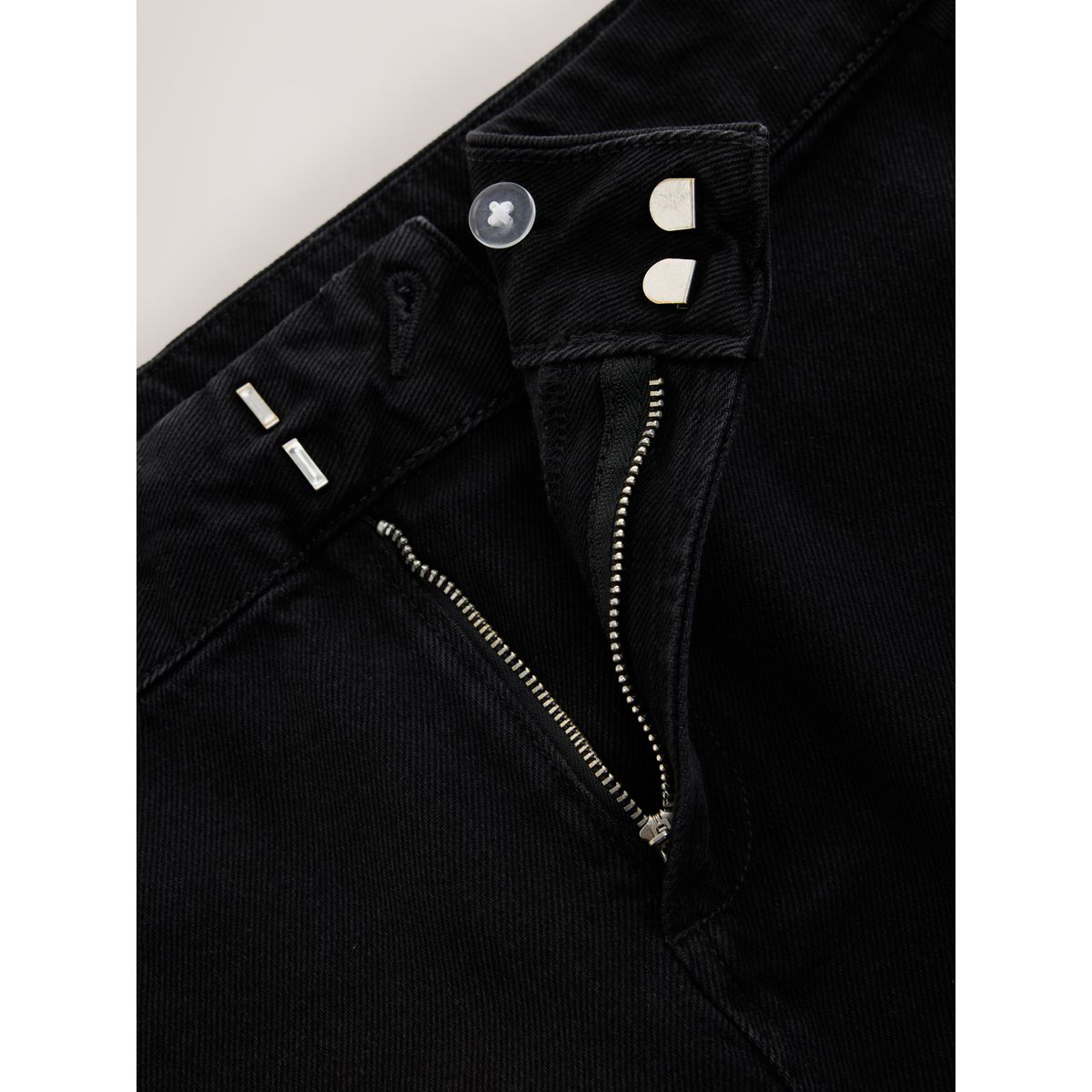 Minijupe en jean noir, NEXT
