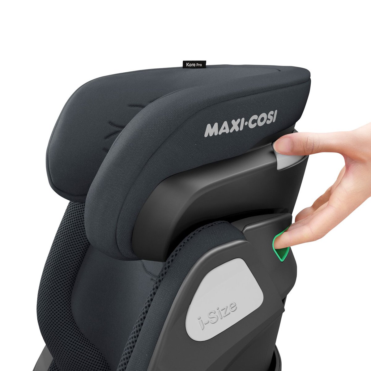 Siège auto enfant Kore Pro i-Size, Isofix gris foncé authentique, MAXI COSI