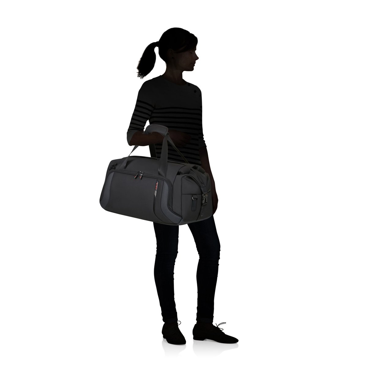 Glazed sac de voyage black, SAMSONITE