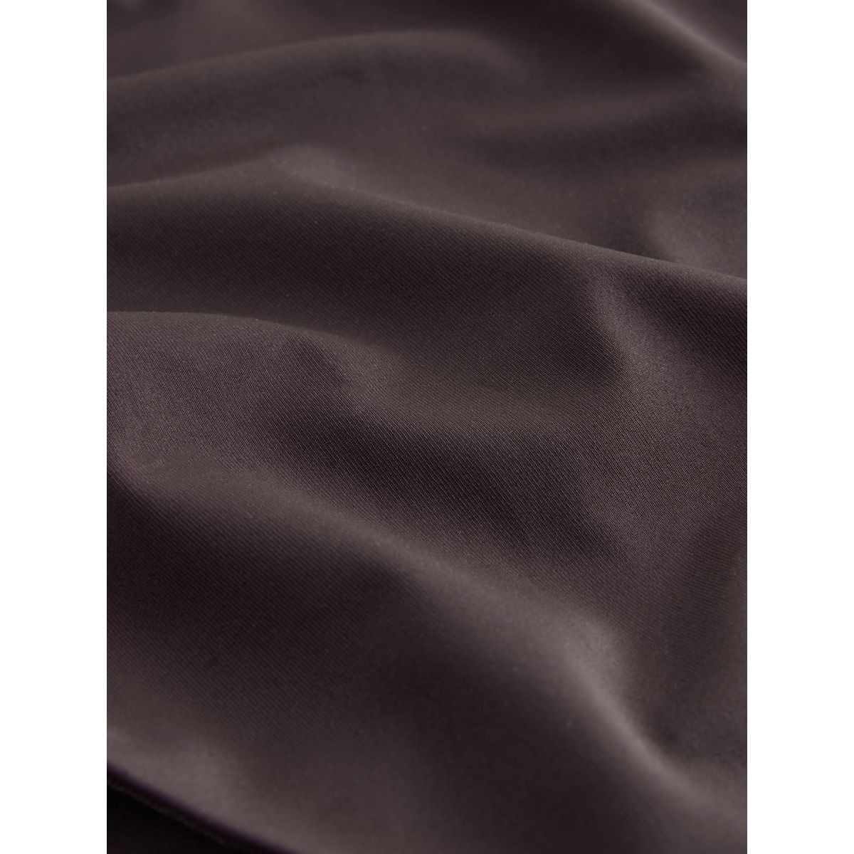 Maillot de bain bandeau effet ventre plat marron chocolat, NEXT