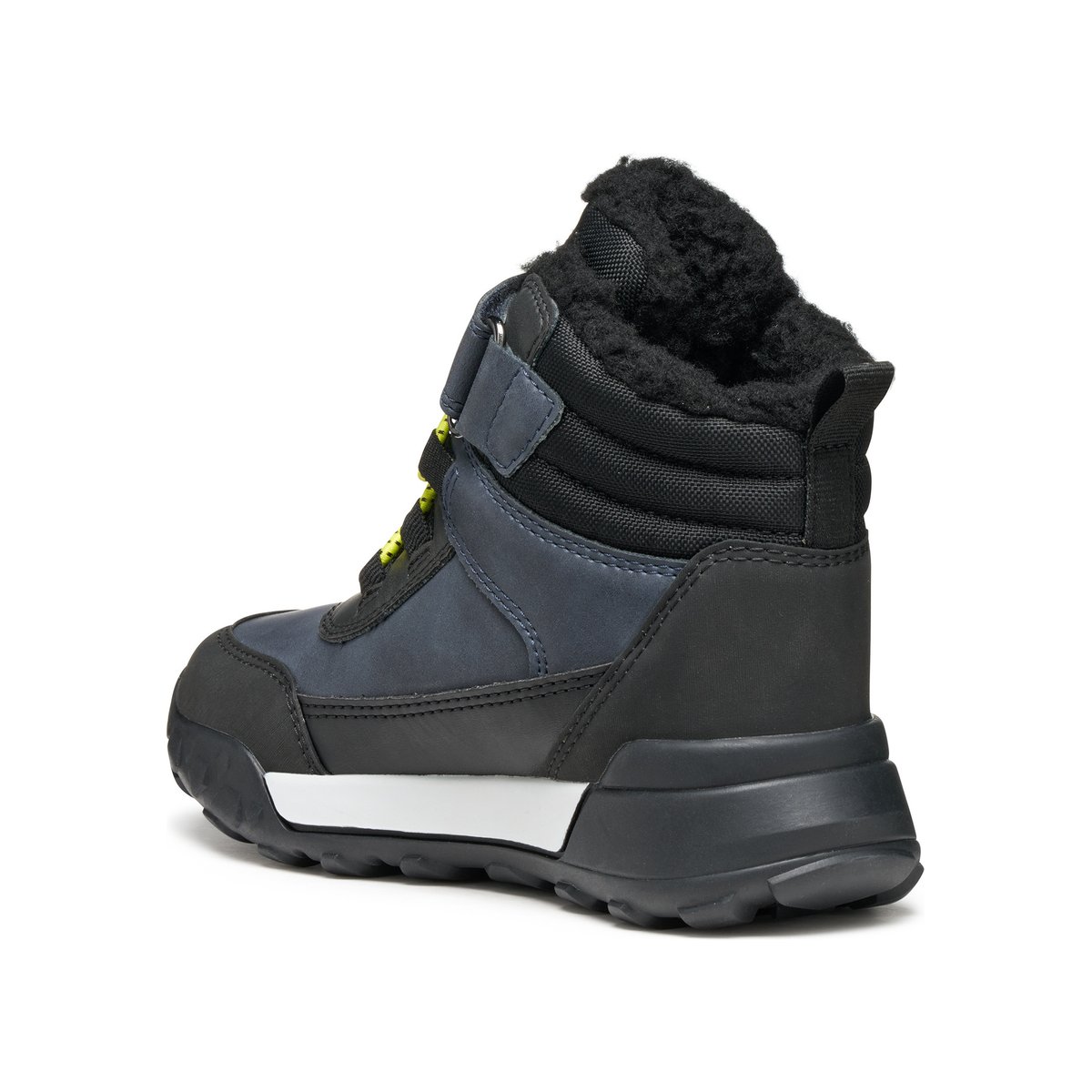 Bottes Et Bottines J TREKKYUP B ABX bleu marine/citron vert, GEOX