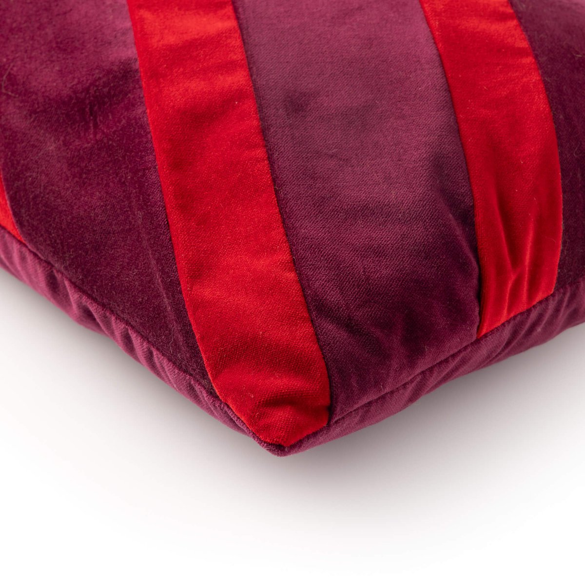 Housse de coussin Vegas rouge, DUTCH DECOR