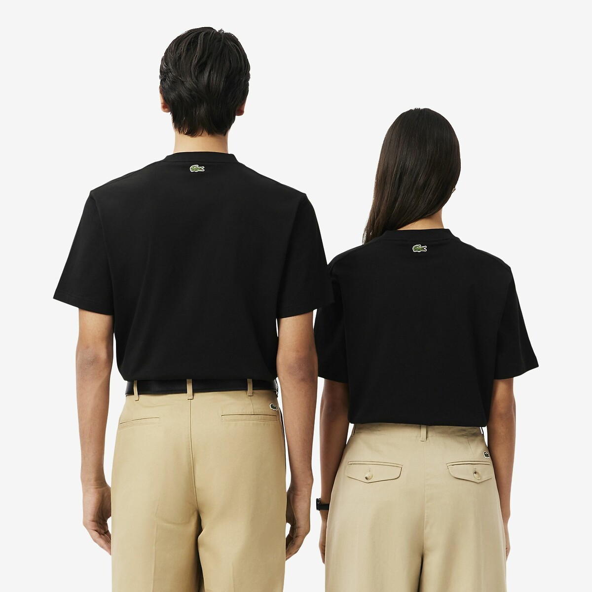 Centred Logo T-Shirt black, LACOSTE