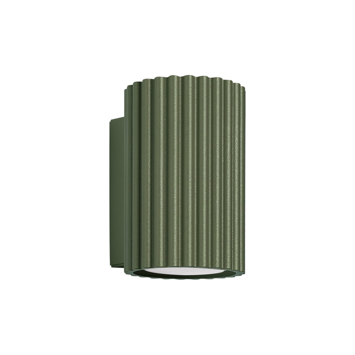 Applique Aluminium Vert Olive GU10 1 Karbon 10 vert, EDEN