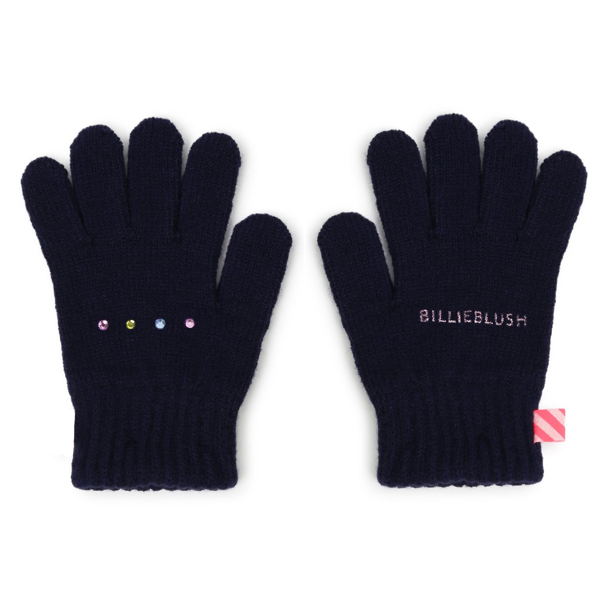 Gants à strass indigo blue, BILLIEBLUSH