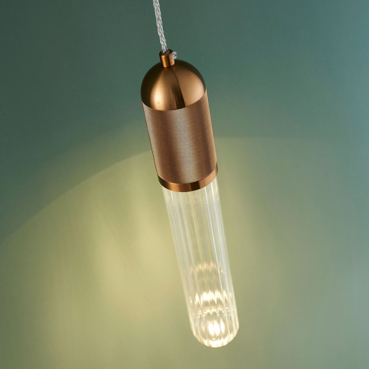 Suspension épurée et raffinée - HITA doré / laiton, KOSILUM